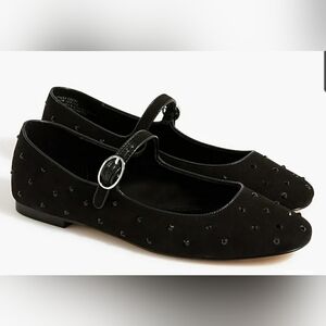 JCrew Factory Rhinestone Mary Janes